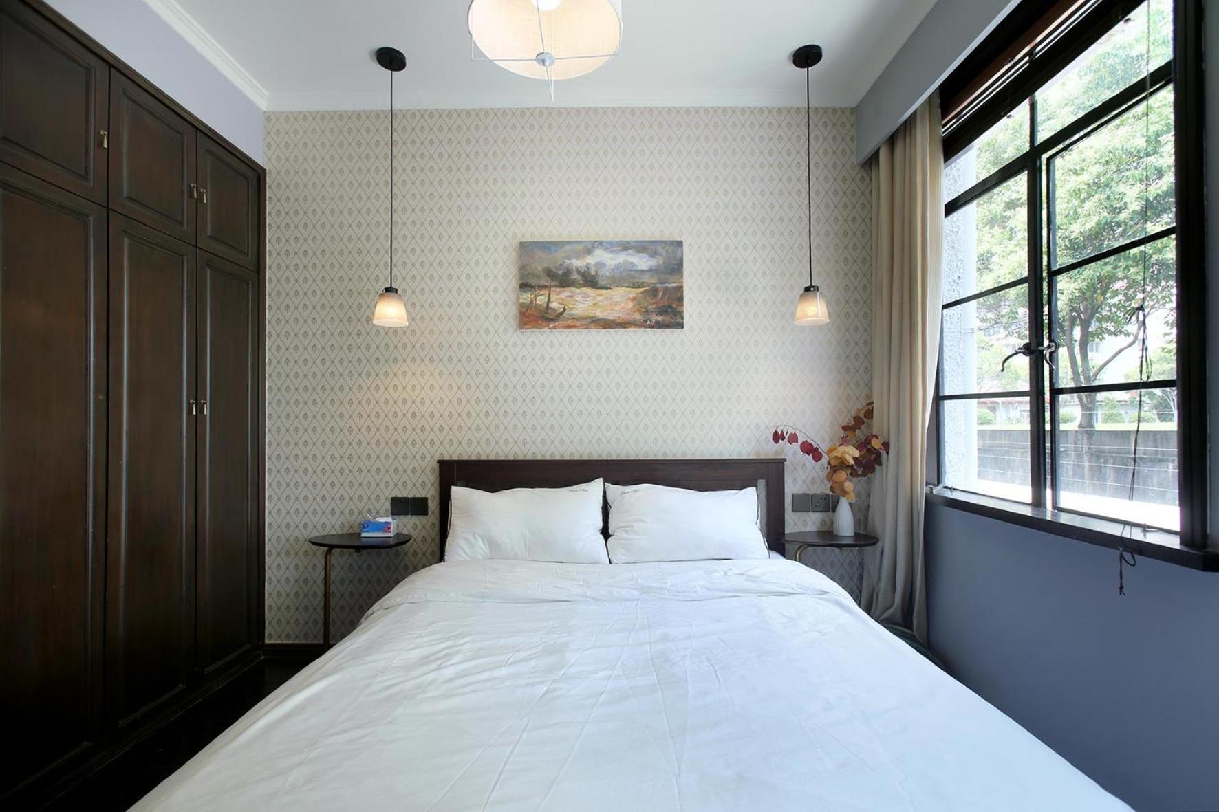 Shanghai Downtown Hills Boutique Guesthouse - Near Metro Line 7, Exit 3, Changping Road Habitación foto
