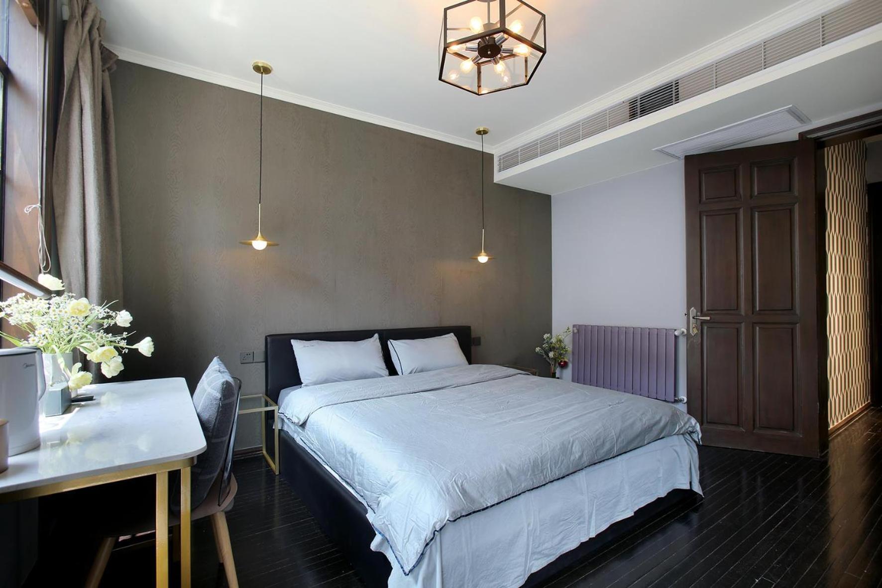 Shanghai Downtown Hills Boutique Guesthouse - Near Metro Line 7, Exit 3, Changping Road Habitación foto