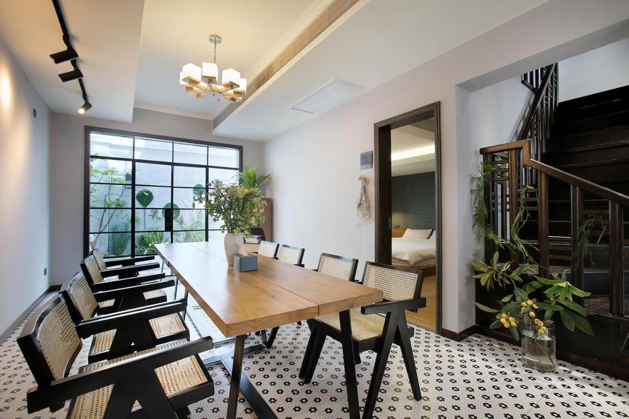 Shanghai Downtown Hills Boutique Guesthouse - Near Metro Line 7, Exit 3, Changping Road Exterior foto