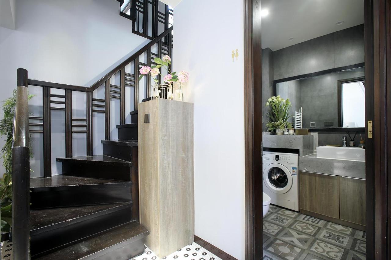 Shanghai Downtown Hills Boutique Guesthouse - Near Metro Line 7, Exit 3, Changping Road Exterior foto